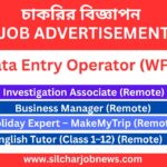 Urgent Jobs In Silchar Assam - 1st June