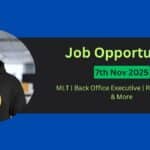 Urgent Jobs In Silchar 7th Nov 2025