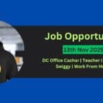 Urgent Jobs In Silchar 13th Nov 2025